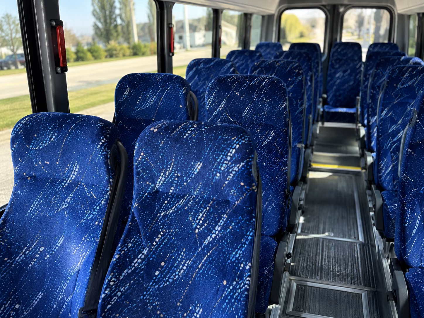davie 20 passenger minibus inside