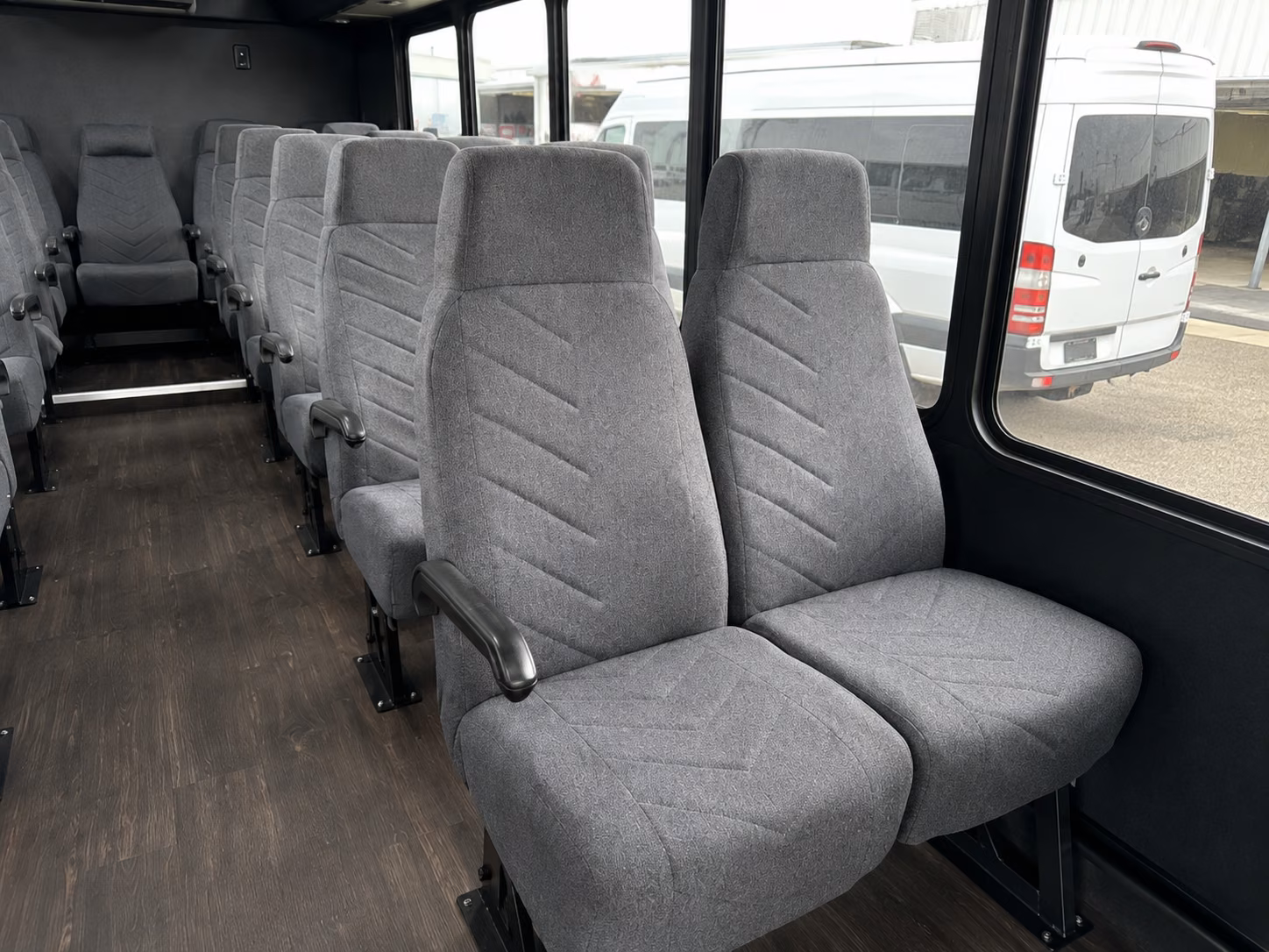 davie 20 passenger minibus interior
