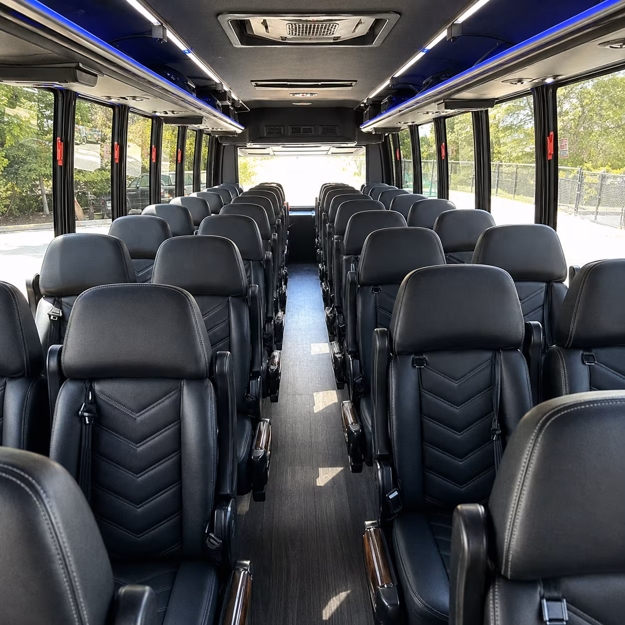 davie 30 passenger minibus inside