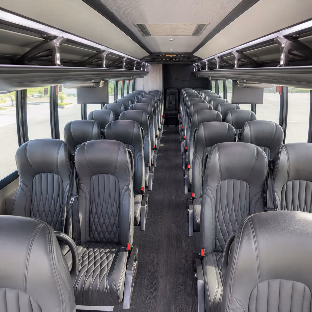 davie 30 passenger minibus interior