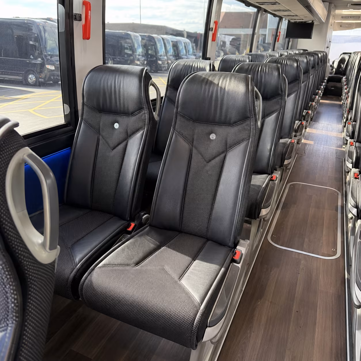 davie 40 passenger charter bus interior