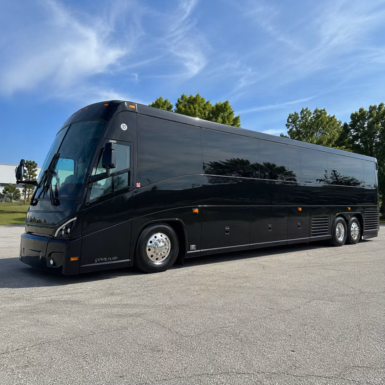 davie 47 passenger charter bus