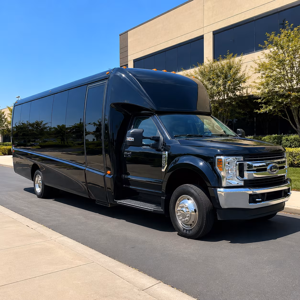 davie bus rental service area