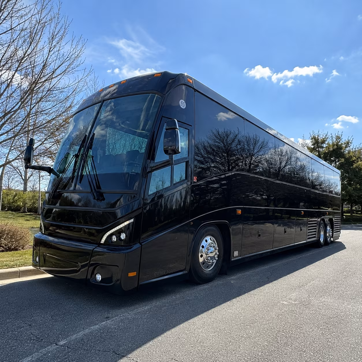 davie long distance charter bus rental