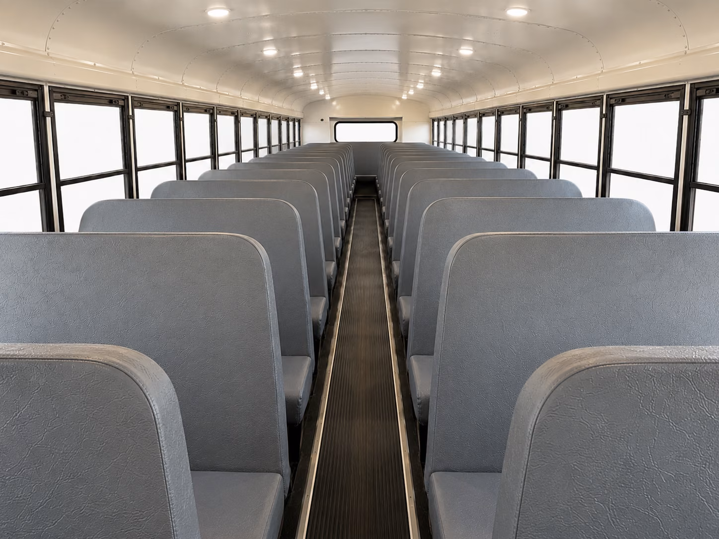 davie school bus inside
