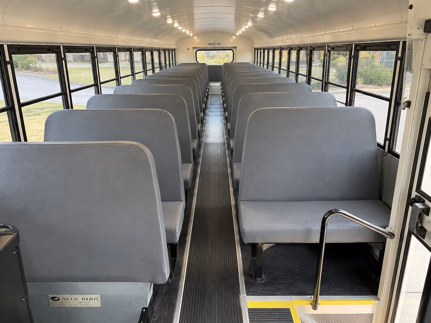 davie school bus interior
